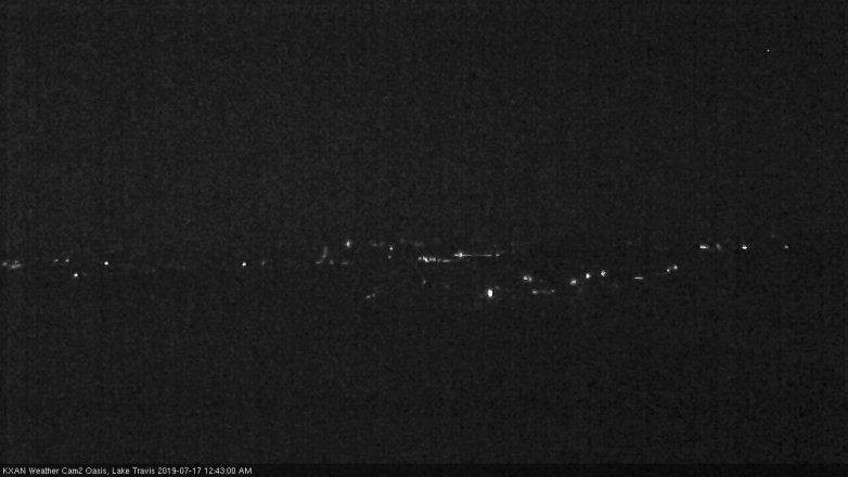 Lake Travis webcam, July 16, 2019 11:45 PM CT