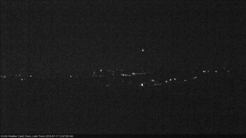 Lake Travis webcam, July 16, 2019 11:50 PM CT
