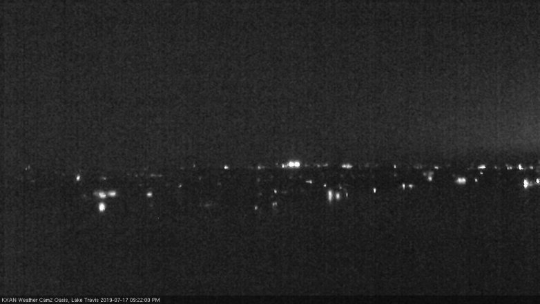 Lake Travis webcam, July 17, 2019 8:25 PM CT