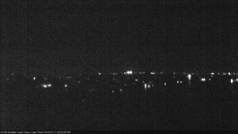 Lake Travis webcam, July 17, 2019 8:35 PM CT