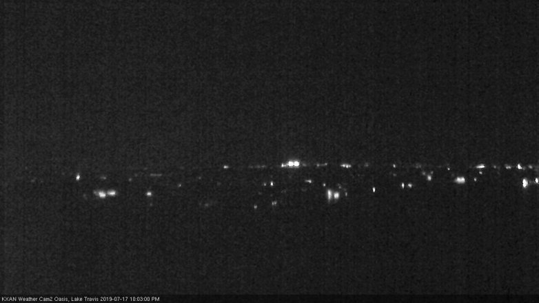 Lake Travis webcam, July 17, 2019 9:05 PM CT