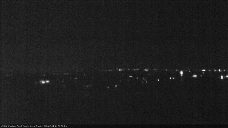 Lake Travis webcam, July 17, 2019 10:35 PM CT