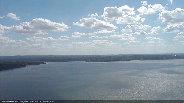 Lake Travis webcam, July 18, 2019 3:50 PM CT