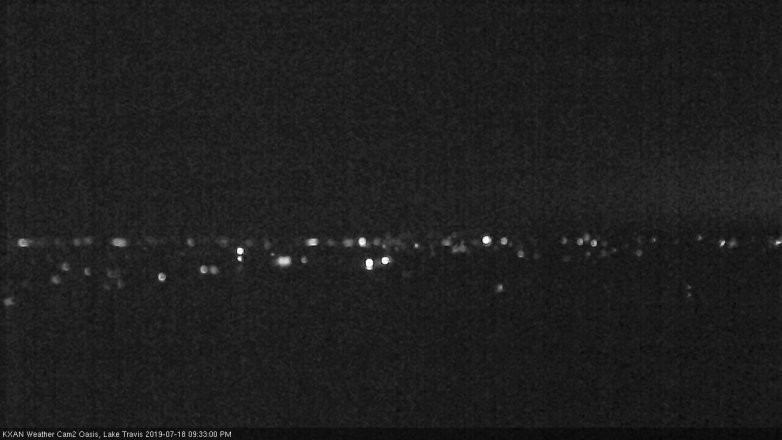 Lake Travis webcam, July 18, 2019 8:35 PM CT