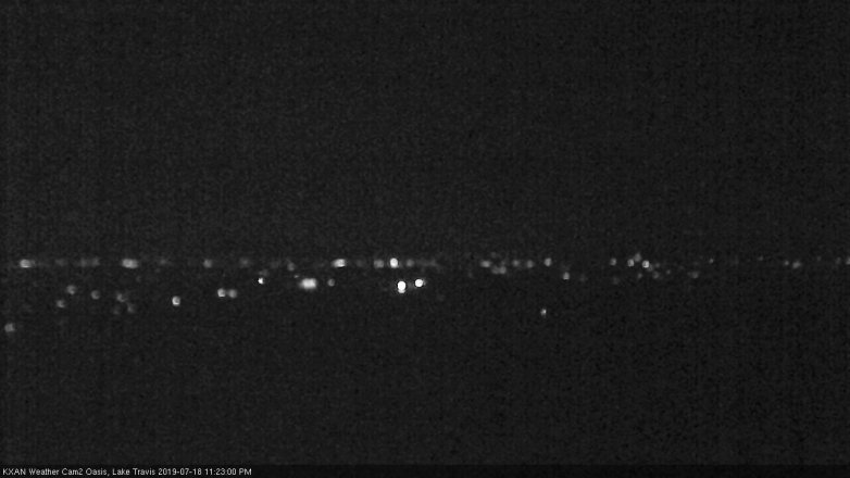 Lake Travis webcam, July 18, 2019 10:25 PM CT