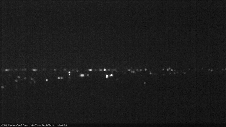 Lake Travis webcam, July 18, 2019 10:35 PM CT