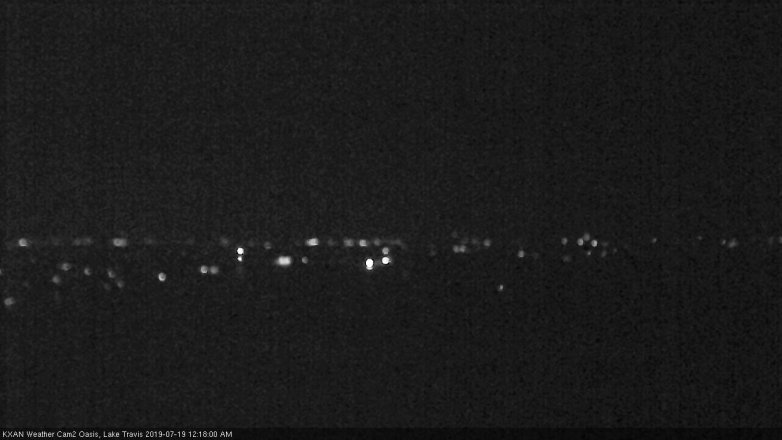Lake Travis webcam, July 18, 2019 11:20 PM CT