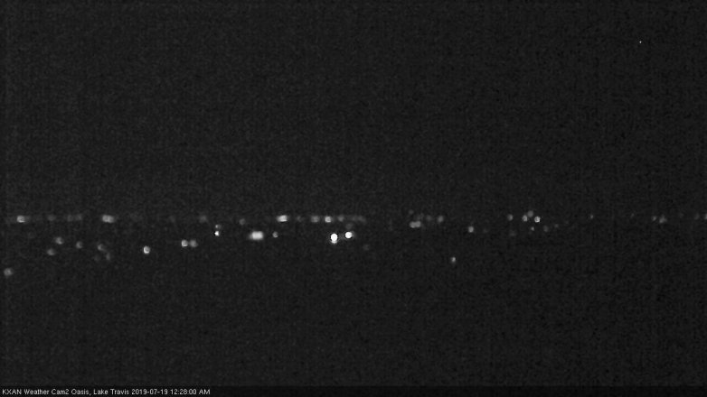 Lake Travis webcam, July 18, 2019 11:30 PM CT