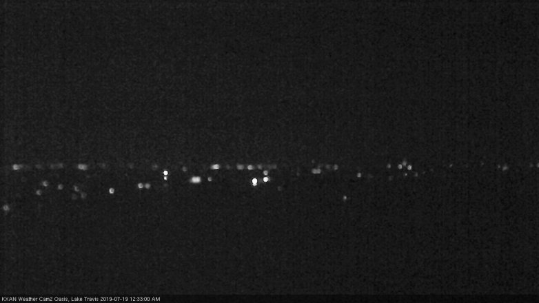 Lake Travis webcam, July 18, 2019 11:35 PM CT