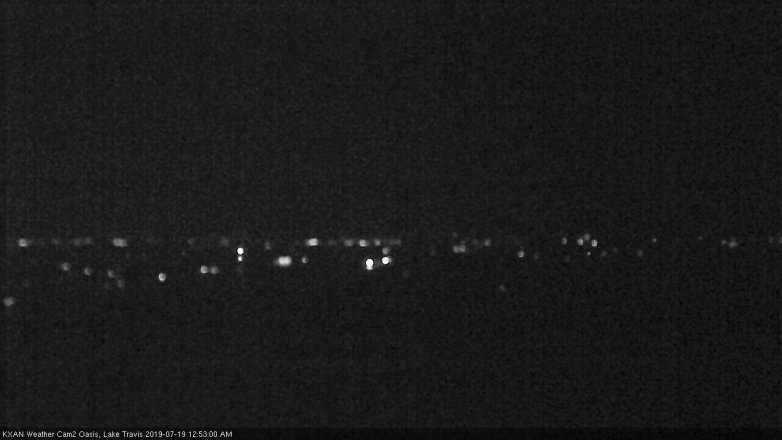 Lake Travis webcam, July 18, 2019 11:55 PM CT