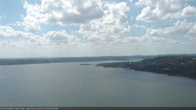 Lake Travis webcam, July 19, 2019 3:20 PM CT
