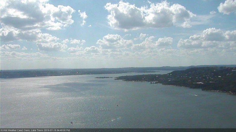 Lake Travis webcam, July 19, 2019 3:50 PM CT