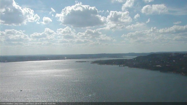 Lake Travis webcam, July 19, 2019 4:20 PM CT