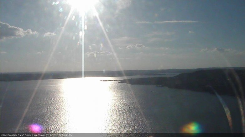 Lake Travis webcam, July 19, 2019 5:55 PM CT