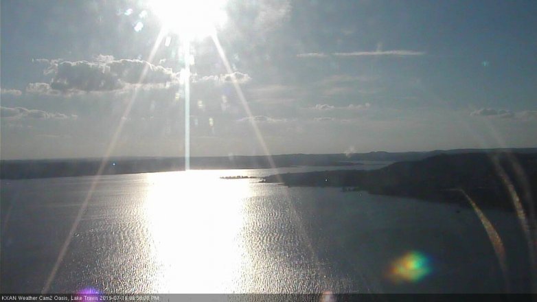 Lake Travis webcam, July 19, 2019 6:00 PM CT