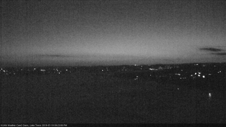 Lake Travis webcam, July 19, 2019 8:25 PM CT