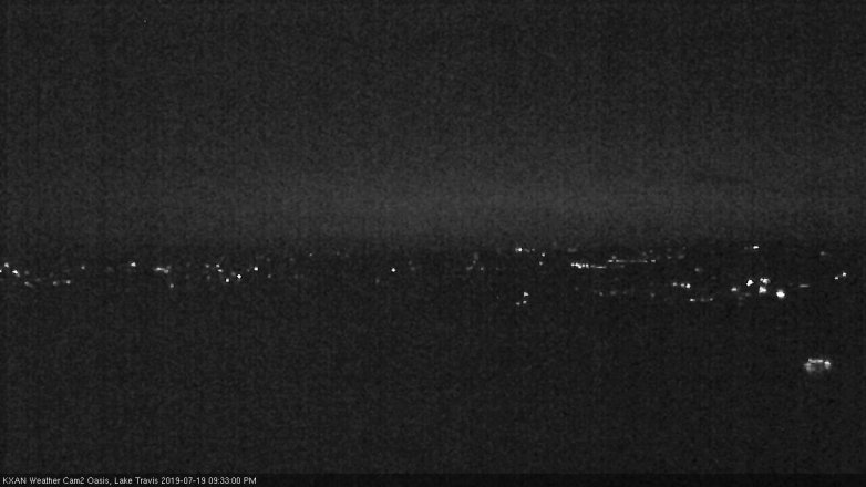 Lake Travis webcam, July 19, 2019 8:35 PM CT