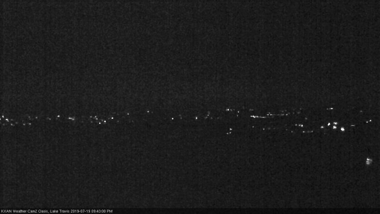 Lake Travis webcam, July 19, 2019 8:45 PM CT