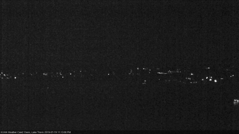 Lake Travis webcam, July 19, 2019 10:15 PM CT
