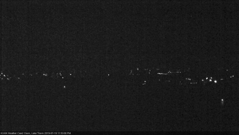 Lake Travis webcam, July 19, 2019 10:55 PM CT
