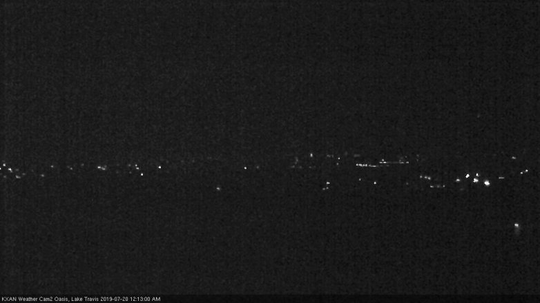 Lake Travis webcam, July 19, 2019 11:15 PM CT