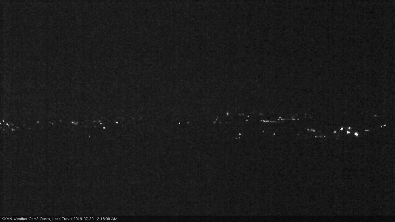 Lake Travis webcam, July 19, 2019 11:20 PM CT
