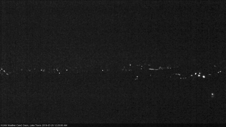 Lake Travis webcam, July 19, 2019 11:30 PM CT