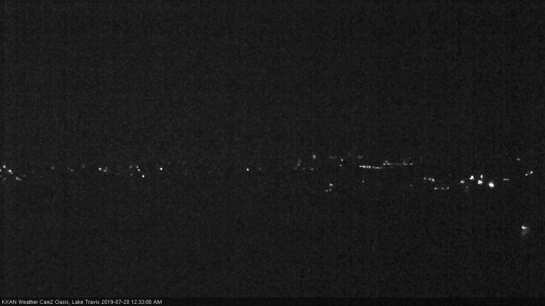 Lake Travis webcam, July 19, 2019 11:35 PM CT