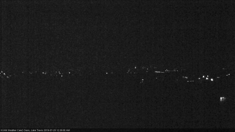 Lake Travis webcam, July 19, 2019 11:40 PM CT