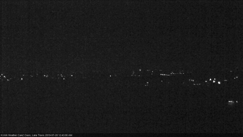 Lake Travis webcam, July 19, 2019 11:45 PM CT