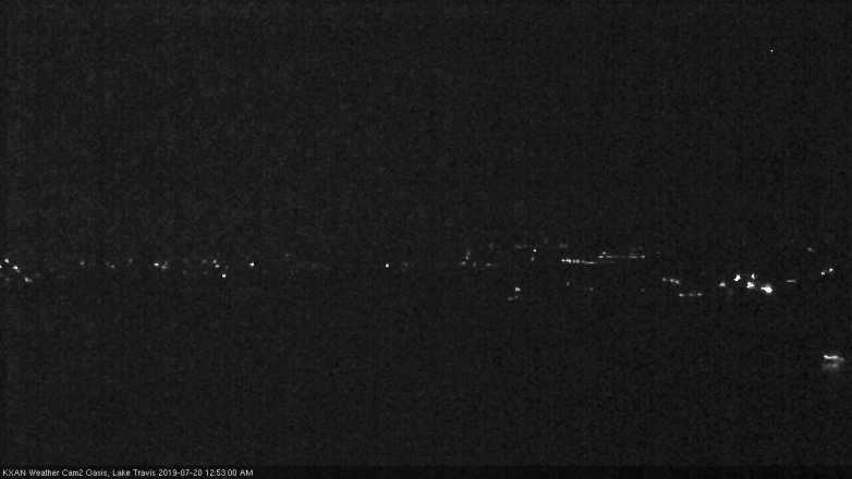 Lake Travis webcam, July 19, 2019 11:55 PM CT