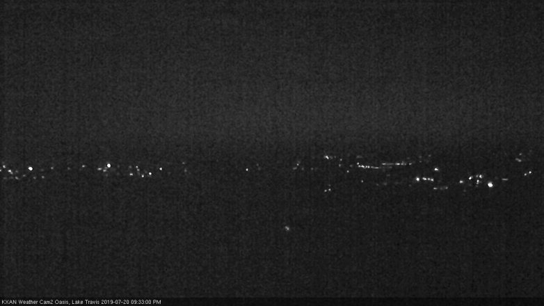 Lake Travis webcam, July 20, 2019 8:35 PM CT