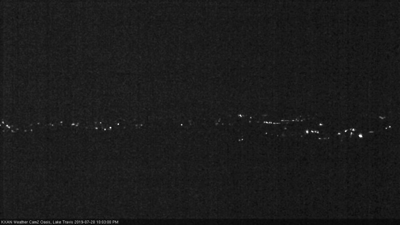 Lake Travis webcam, July 20, 2019 9:05 PM CT