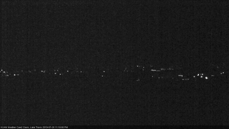 Lake Travis webcam, July 20, 2019 10:20 PM CT