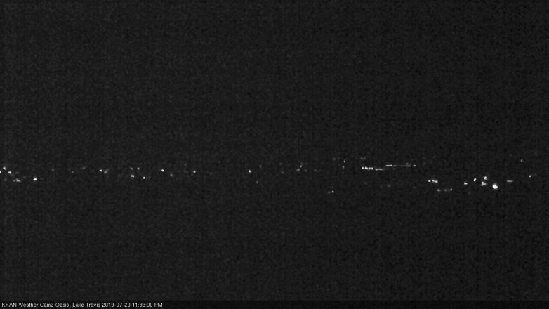 Lake Travis webcam, July 20, 2019 10:35 PM CT