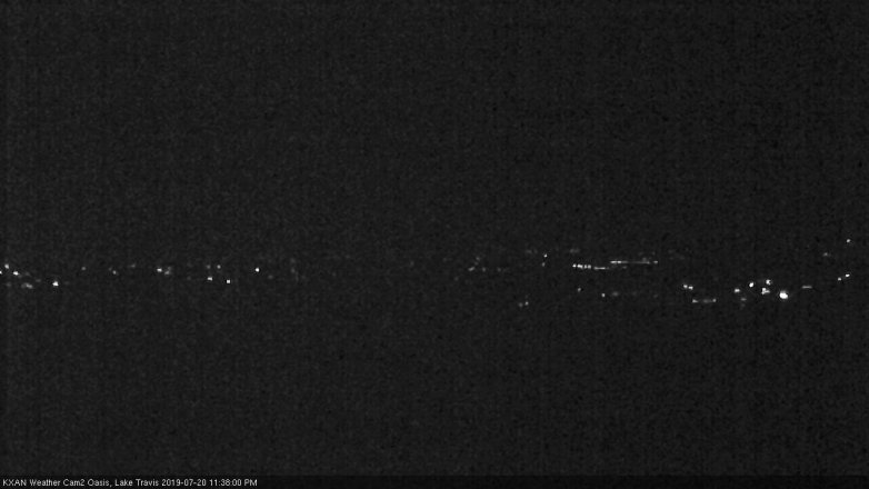 Lake Travis webcam, July 20, 2019 10:40 PM CT