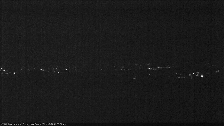 Lake Travis webcam, July 20, 2019 11:05 PM CT