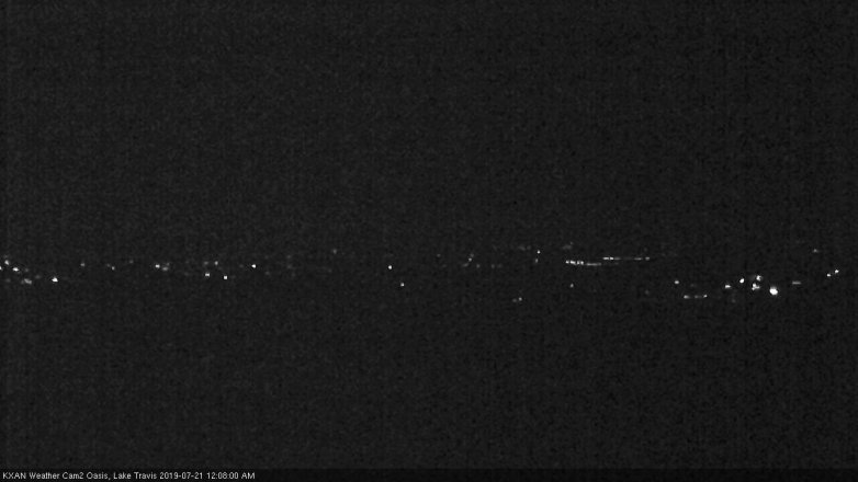 Lake Travis webcam, July 20, 2019 11:10 PM CT