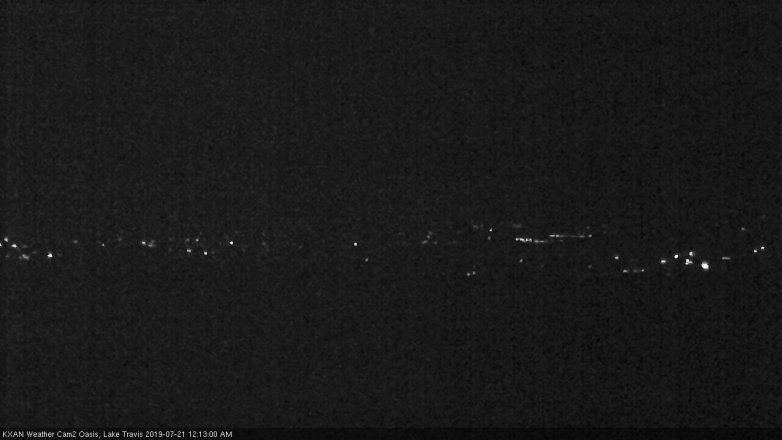 Lake Travis webcam, July 20, 2019 11:15 PM CT