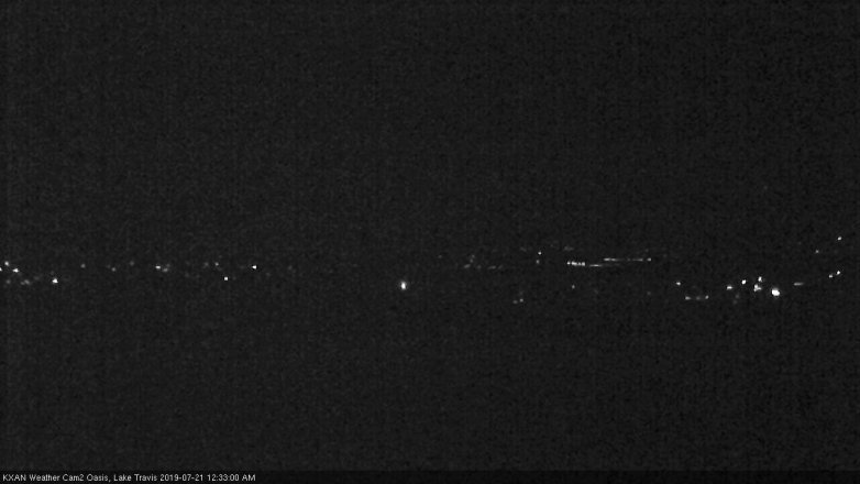 Lake Travis webcam, July 20, 2019 11:35 PM CT