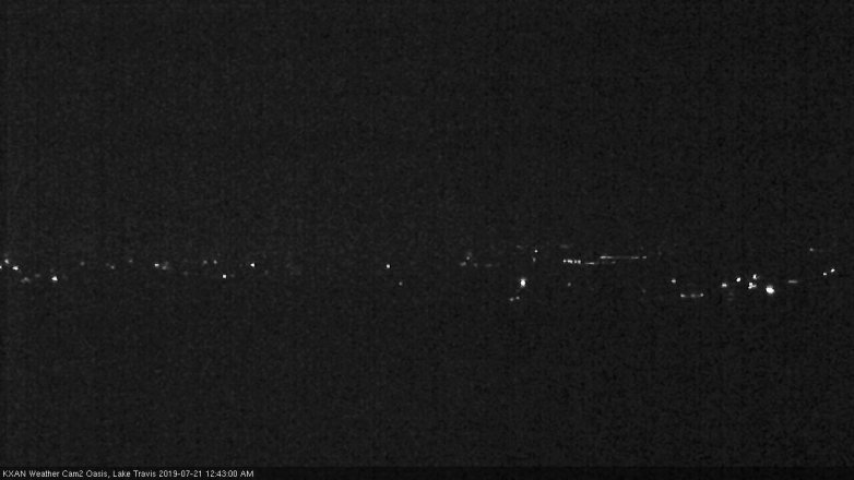 Lake Travis webcam, July 20, 2019 11:45 PM CT