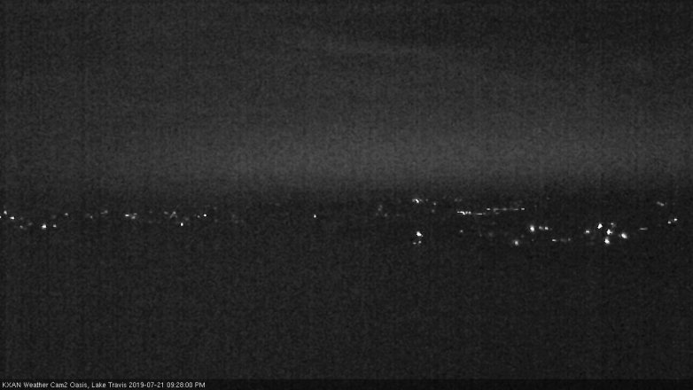 Lake Travis webcam, July 21, 2019 8:30 PM CT