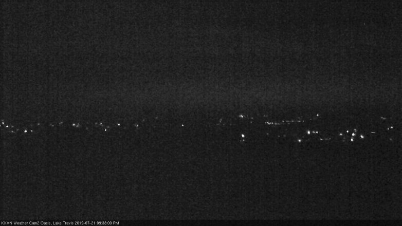 Lake Travis webcam, July 21, 2019 8:35 PM CT