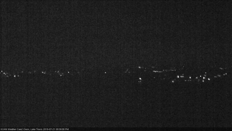 Lake Travis webcam, July 21, 2019 8:40 PM CT