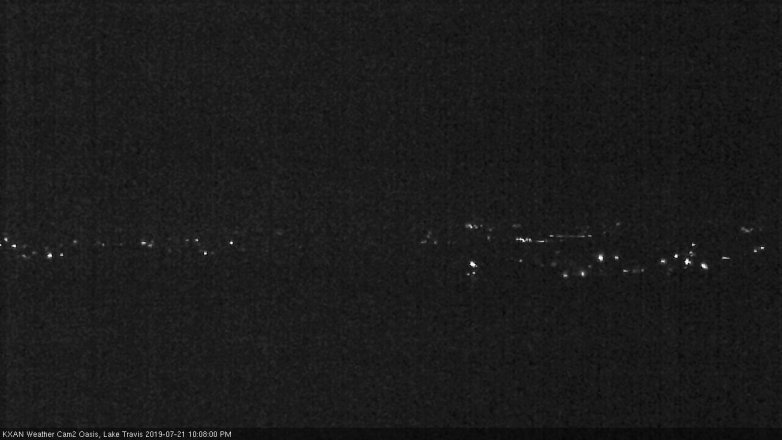 Lake Travis webcam, July 21, 2019 9:10 PM CT