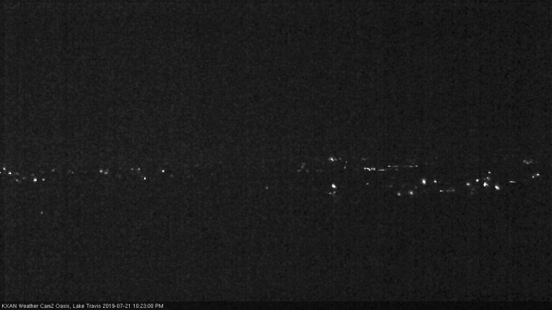 Lake Travis webcam, July 21, 2019 9:25 PM CT