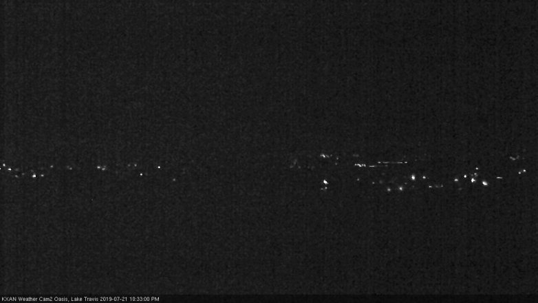 Lake Travis webcam, July 21, 2019 9:35 PM CT