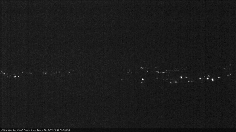 Lake Travis webcam, July 21, 2019 9:55 PM CT
