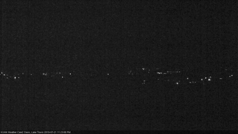 Lake Travis webcam, July 21, 2019 10:25 PM CT