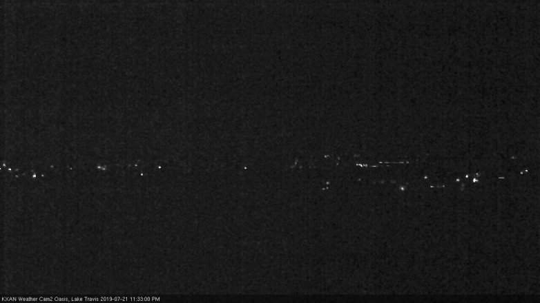 Lake Travis webcam, July 21, 2019 10:35 PM CT